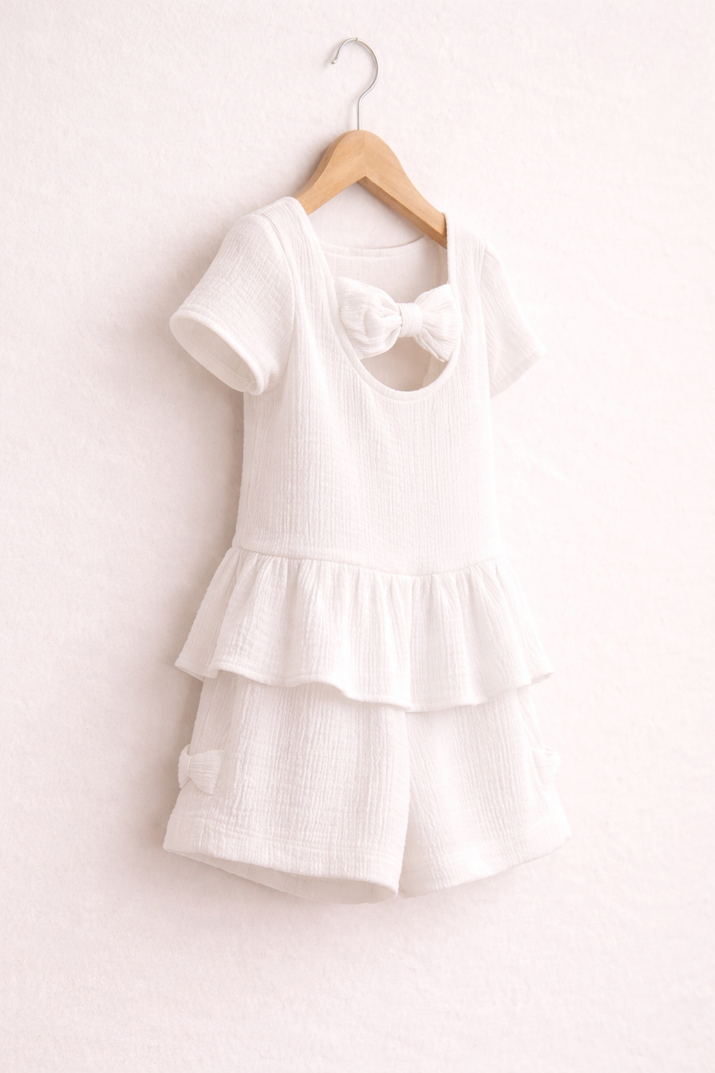Beachy Breeze White TOP for Girls