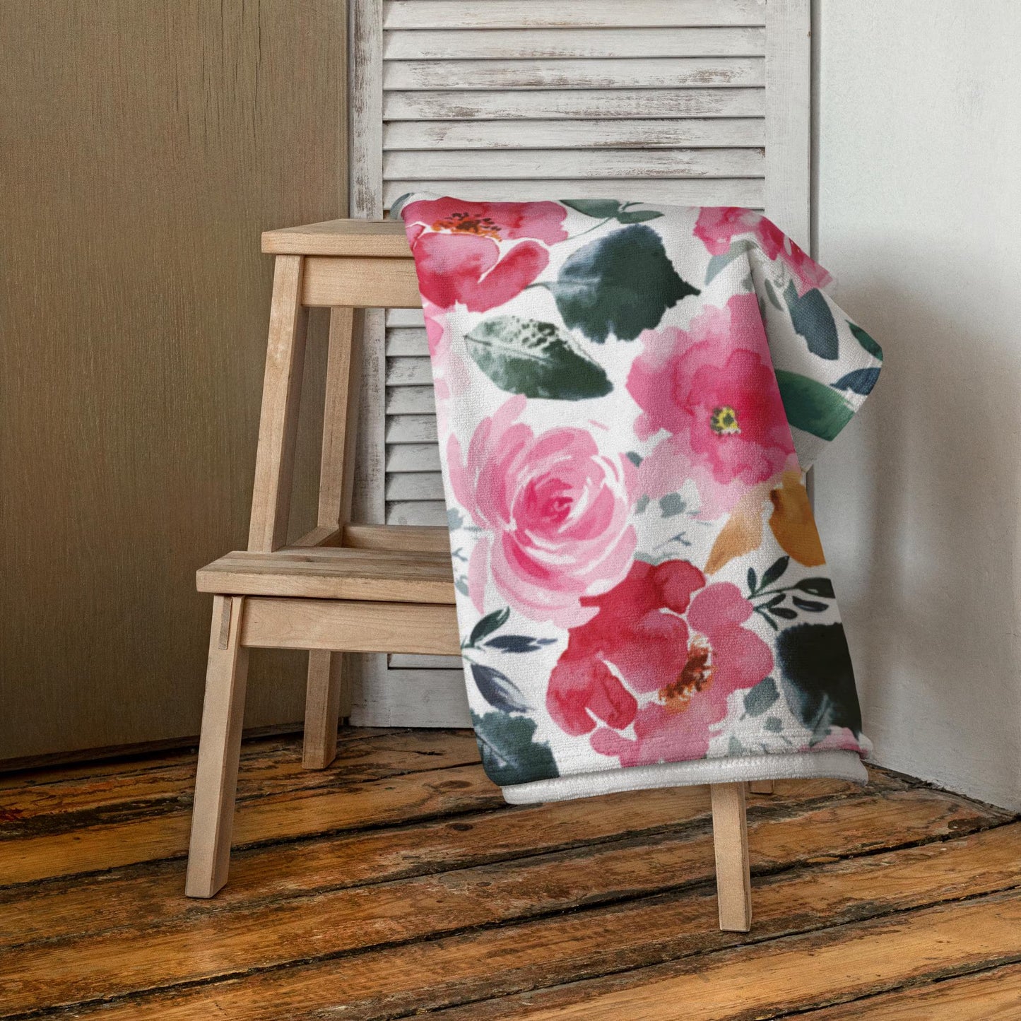 Fiesta Floral Beach Towel