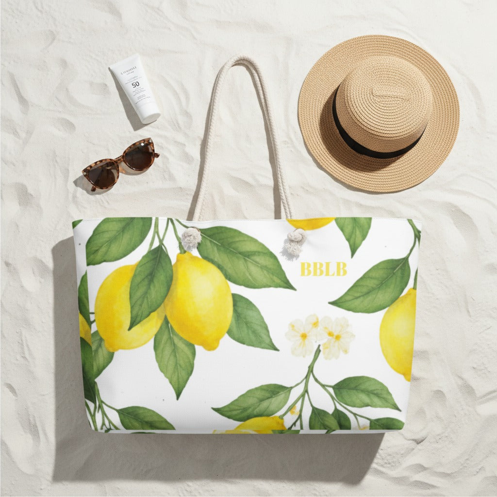 Lennon's Lemon Oversized Resort Carryall