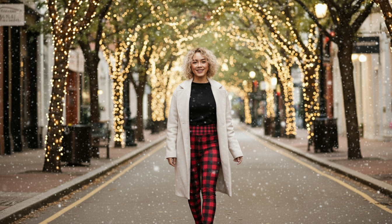 Everyday Women's Leggings - Buffalo Check